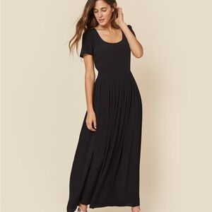 Christy Dawn Cotton Black Maxi Dress Women’s Medium